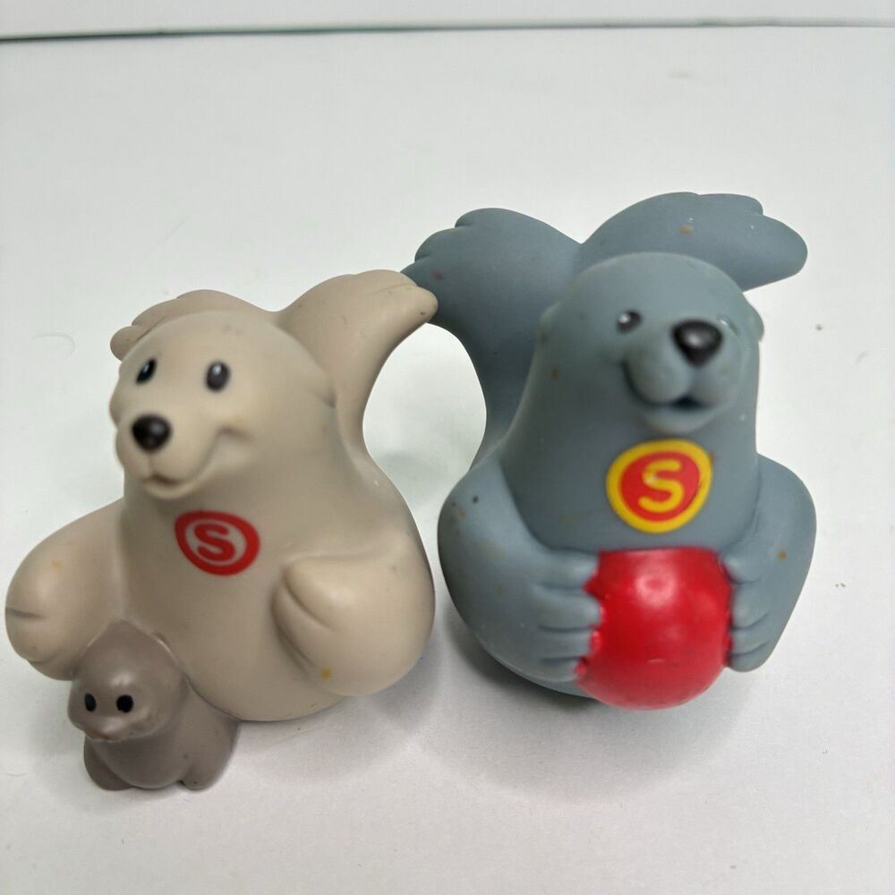 Fisher Price Little People A-Z Alphabet Learning Zoo Animal Seals S Figures
